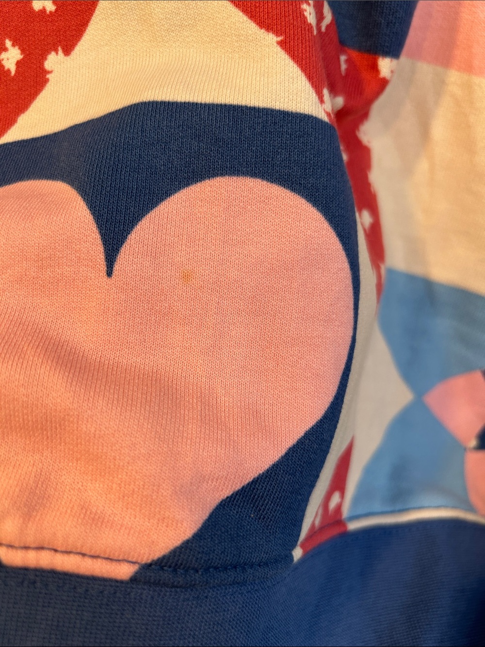 Boden Patchwork Quilt Star & Heart Sweatshirt - Picture 4 of 5